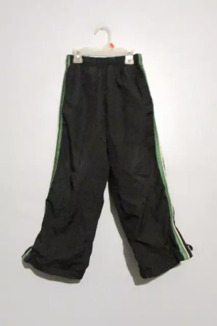 Boys Pro Spirit Wind Pants Mesh Lined Zip on Legs Size 4/5 Black EUC!!!