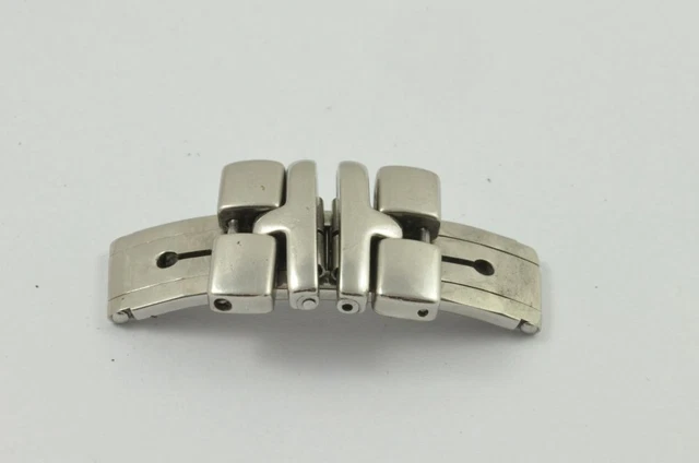 Bracelet Montre Speidel Original 22 Mm 1613/00 - Argent Mat - Fermoir Déploiement - Neuf