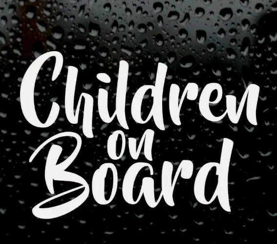 Double Trouble Twins On Board Baby Child Car Sign Vinyl Decal