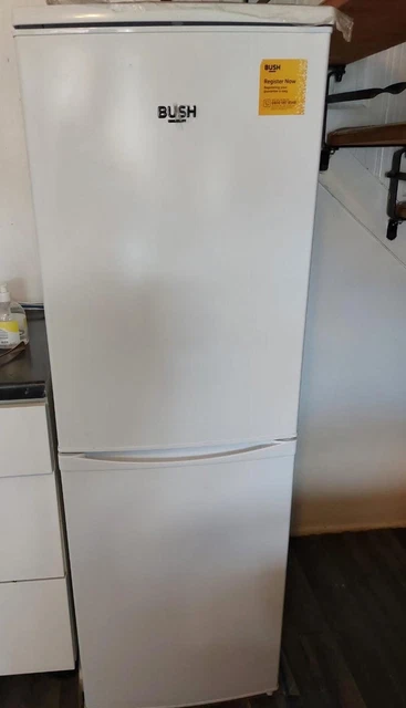 Bush fridge freezer shop white