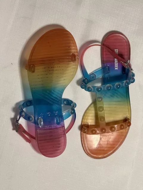 Steve madden steer hotsell studded jelly sandals