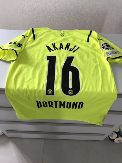 Borussia Dortmund BVB camiseta matchworn Liga de Campeones 2021/2022 Manuel...