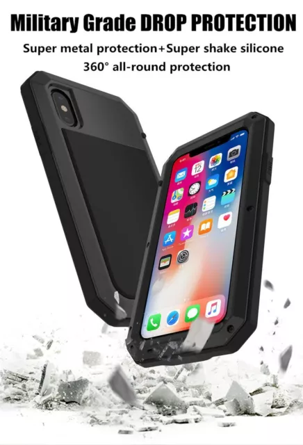 GORILLA Metal Case For iPhone 15 14 13 12 11 Pro Max Heavy Duty Cover Shockproof 2