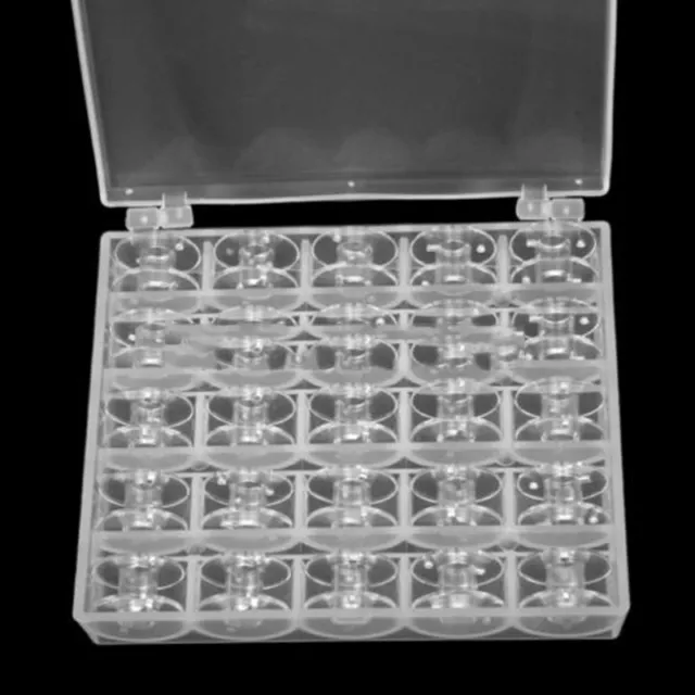 Macchina da cucire bobine trasparenti per macchine da cucire domestiche piscina in plastica 1 scatola