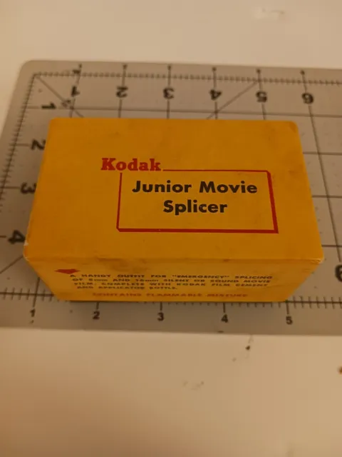 Empalmador De Película Kodak Junior Fpr 8Mm Y 16Mm Película Completa En Caja Original.