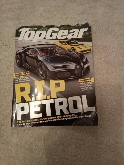 BBC TopGear Magazine December 2021 R.I.P Petrol 154 Pages.