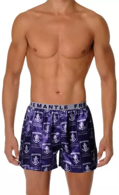 AFL Freemantle Dockers Mens Boxer Shorts Sleepwear size 2XL Colour Purple