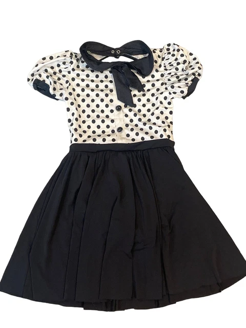Vintage Style  Weissman Showtime Dance Dress  w/ Polka Dots