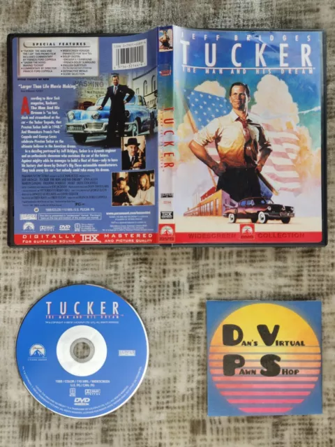 Tucker the Man and His Dream DVD Bilingual Widescreen 1988 Jeff Bridges