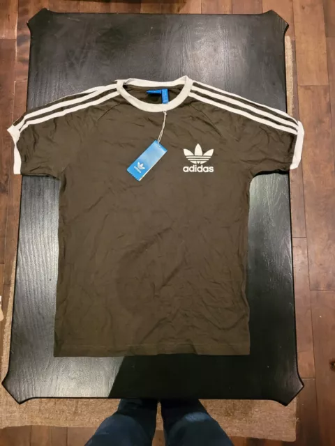 Adidas california t shirt discount olive