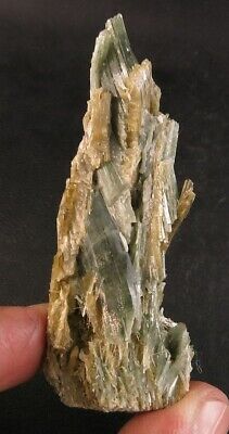 60 Carat Rare Gemmy Bluish Green Zoisite Crystals Cluster & Epidote @ Pak