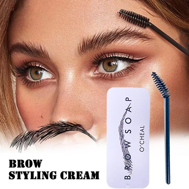 Crema estereoscópica con forma de cejas secado rápido cejas naturales duradera M3A0