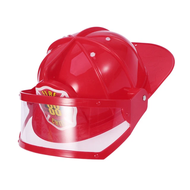 Casque De Pompier En Plastique Pour Enfant – Taille Unique | Accessoire Déguisement Cosplay Halloween - 6
