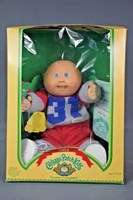 Vntg Cabbage Patch Kid, "The Legend", 1984, Greg Ruben, New Old Stock with Box