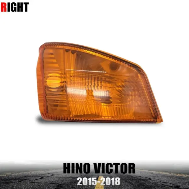 Indicatore luminoso della lampada angolare RH destra ambra per Hino Vector...