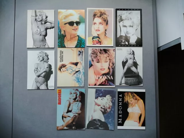 Lot de 11 cartes postales de Madonna!Revendeur!