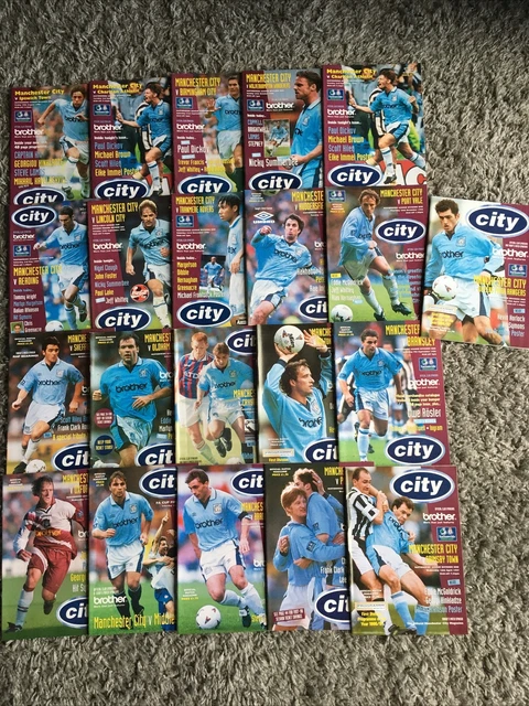 Lot 23 Programmes Manchester City – Saison 1965/66 – Division 2 – Football Anglais