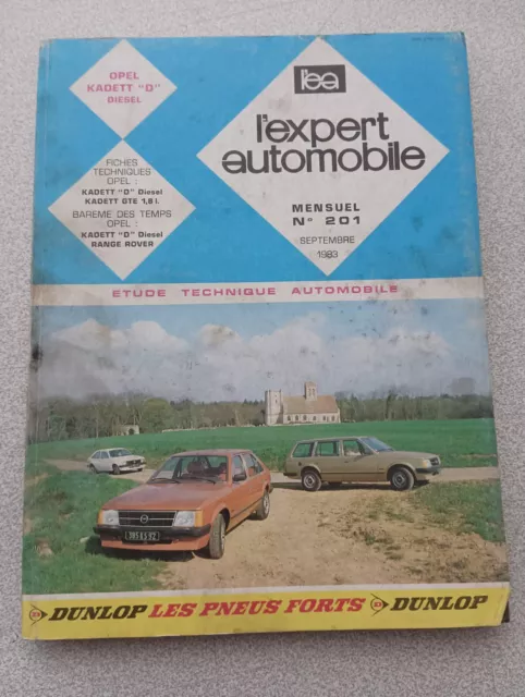 Rta Revue Technique Automobile Étude Expert N201 Opel Kadett D DIESEL 1983