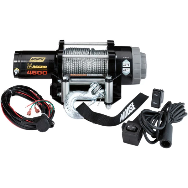 Moose Racing 106058 Winch 4500Lb W/Syn Rp Mse Yamaha Yxr 700 F 4X4 Rhino 2013