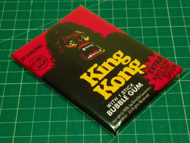 Scanlens King Kong - Modern Replica Dummy Display Gum Card Pack