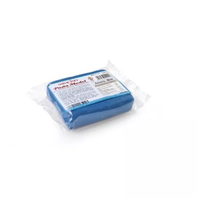 Pasta Model 250gr Gluten Free Blu Pasta di Zucchero da Modellaggio Saracino