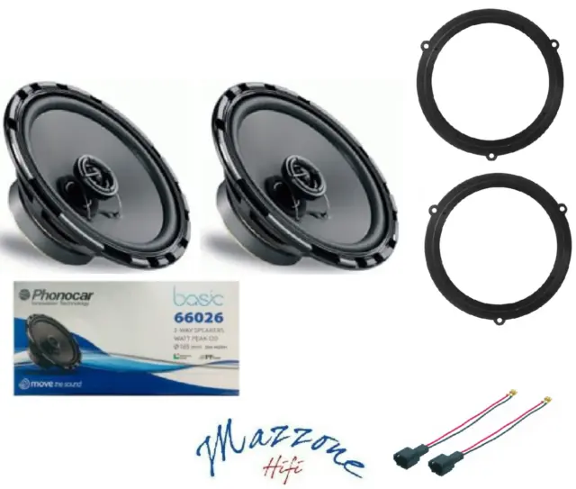 Kit 2 Casse Phonocar 66026 Audi A4 B8 09-15 Q5 08-16 Altoparlanti Sup/ Pos