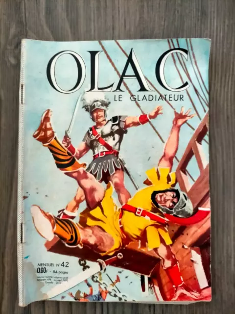 BD OLAC LE GLADIATEUR n° 42  FPI 1964