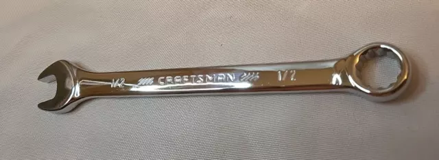 Craftsman 1/2" Combination Wrench Polished 12 Point CMMT 44695 New