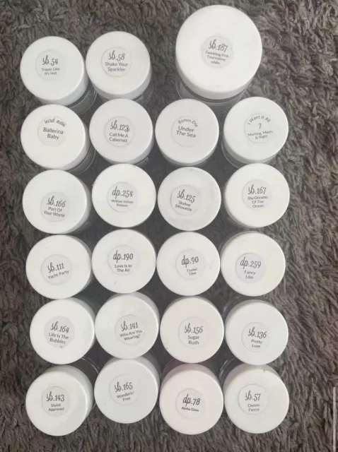 lote de polvo de inmersión en uñas