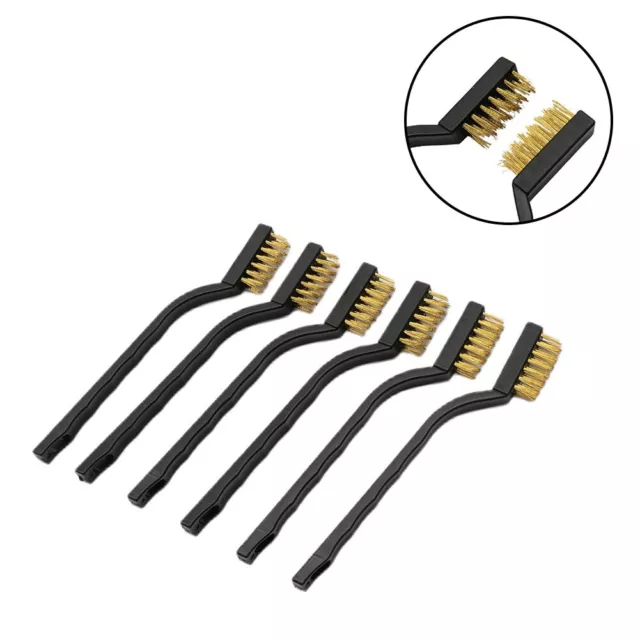 6pcs 170MM Acero Inoxidable Limpieza Alambre Cepillo Accesorios Pulido Anti-moho