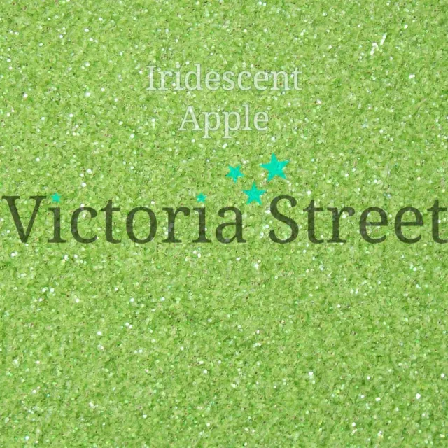 Victoria Street Glitter - Iridescent Apple - Fine 0.008" / 0.2mm Light Green