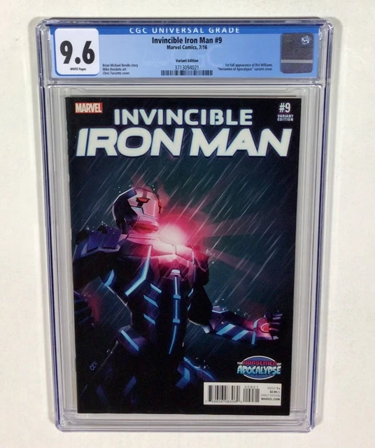 Invincible Iron Man #9 CGC 9.6 Turcotte Variant (1st Riri Williams!) 2016 Marvel