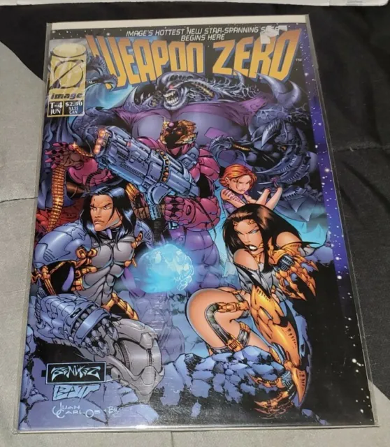 Weapon Zero #T-1, T-2, T-4, & #0 (Image Comics/Top Cow 1995) 4