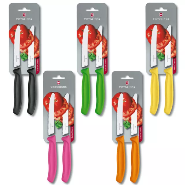 VICTORINOX Swiss Classic Tomaten-/Tafelmesser 2-tlg. 6.7833.B/ 6.7836.L114/5/8/9