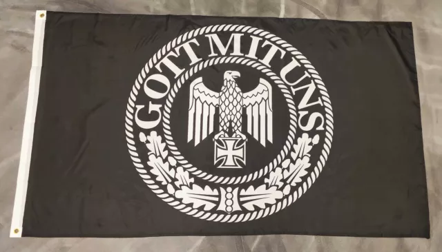 Fahne Flagge Deutsches Reich - Gott mit uns - 90 x 150 cm