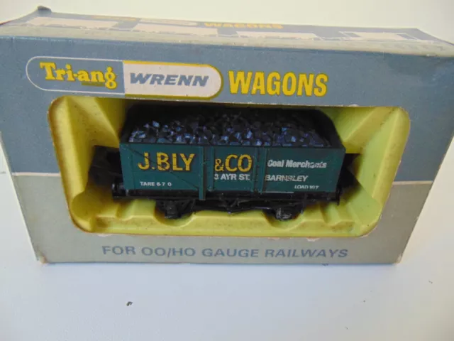 Tri-ang/Wrenn ~ Boxed W5000 Coal Wagon Bly and Co ~ OO/HO Gauge REF4846