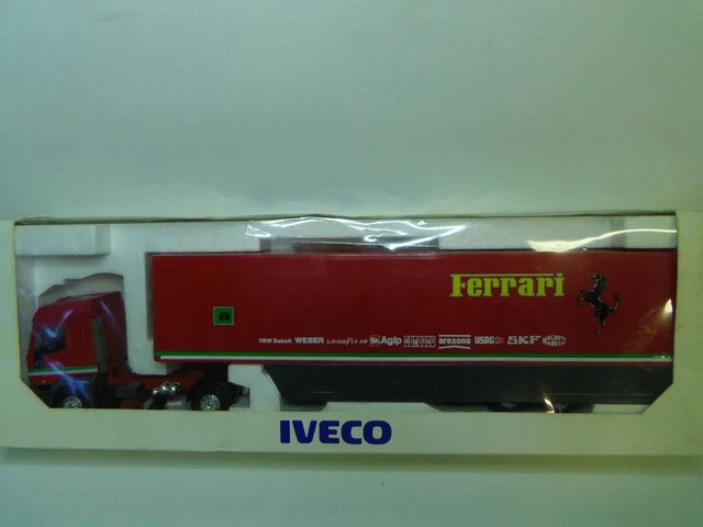 Camion Iveco Eurotech Ferrari - LBS Eligor 1/43 - Réf 5410 - Occasion