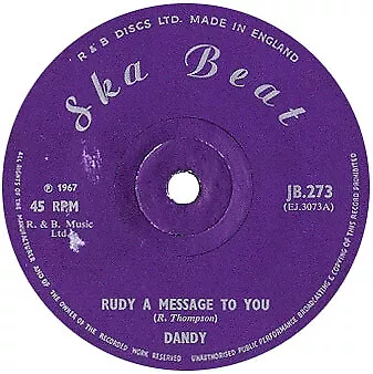 Dandy - Rudy A Message To You / Till Death Do Us Part, 7"(Vinyl)