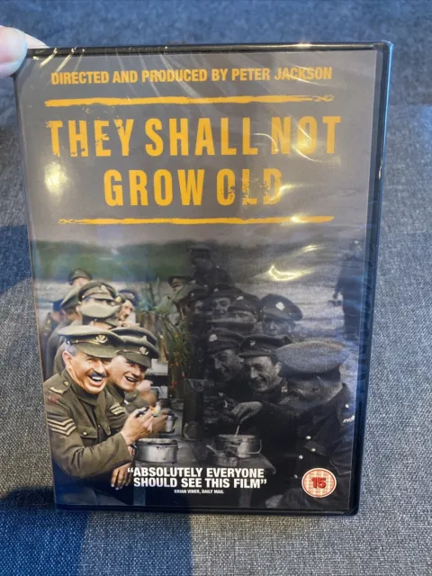 They Shall Not Grow Old (2018) NEW SEALED DVD