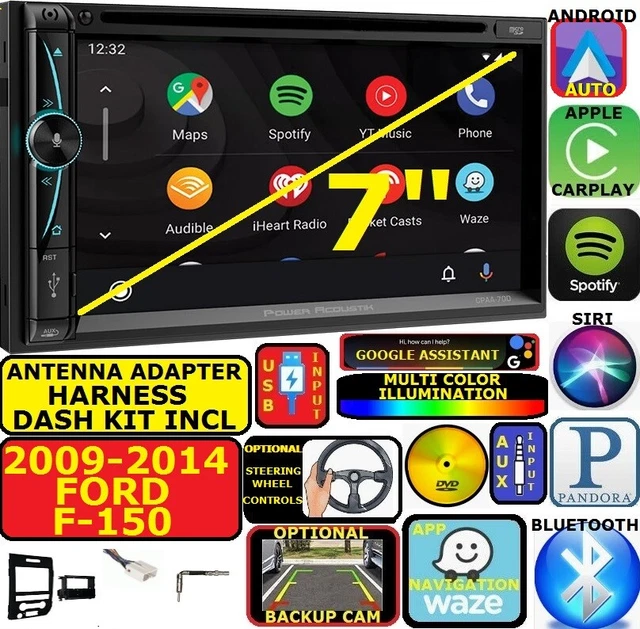 09-14 FORD F150 Nav Bluetooth CD/DVD Apple Carplay Android Auto Radio ...