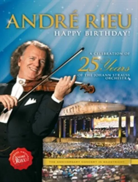 Happy Birthday! Andr? Rieu 2013 DVD Top-quality Free UK shipping