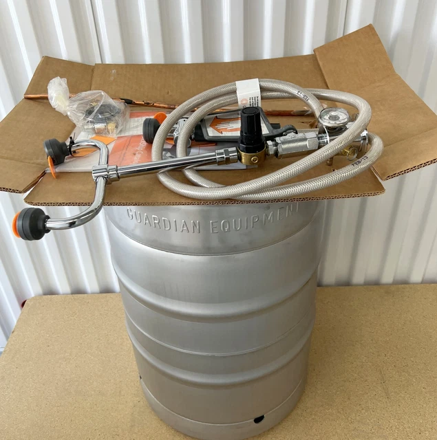 Guardian Equipment G1562, Portable Eyewash/Drench Hose Unit, 15 Gallons