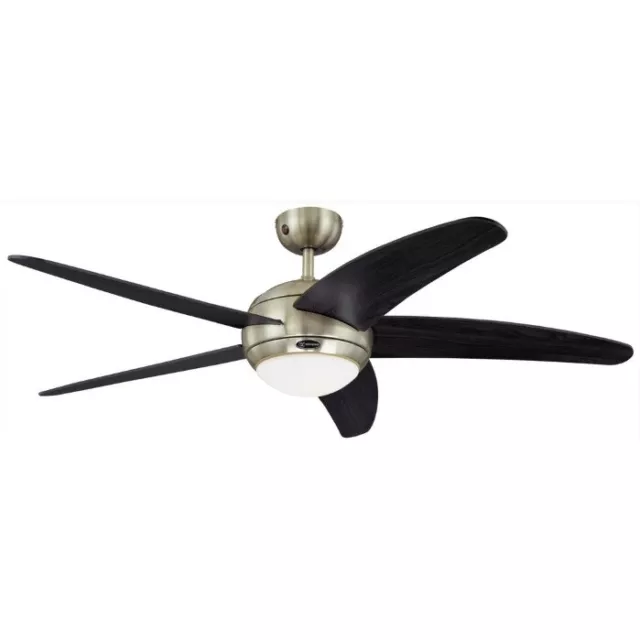 Bendan 52" Westinghouse Ceiling Fan Satin Chrome with Light & Remote