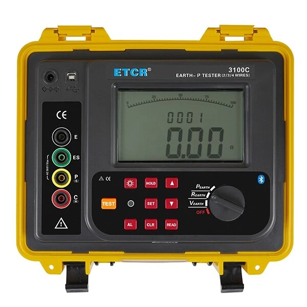ETCR3100C Tester resistenza al suolo 0,00Ω~30,00kΩ IK
