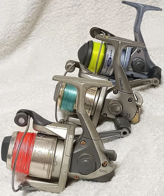 3個セット SHIMANO シマノHOLIDAY SPIN 1000 2000 Shimano Holiday Spin 1000 & 2000 Matching Set, 3lb Line