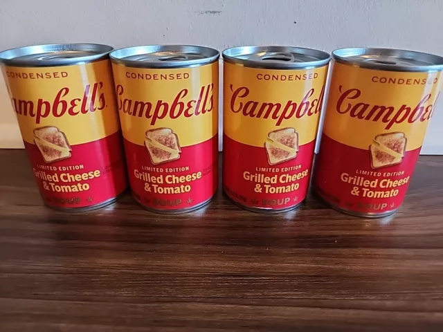 4x Cans Campbell's Limited Edition Grilled Cheese & Tomato Soup - Only One Run!