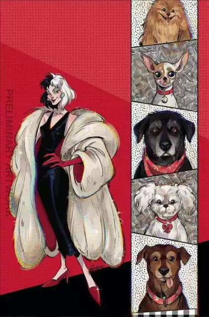 Disney Villains: Cruella de Vil #2F VF/NM; Dynamite | 101 Dalmations 1:10 Varian