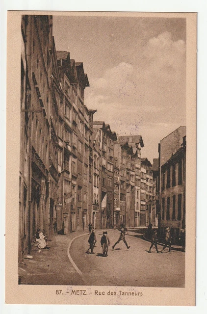 METZ - Moselle - CPA 57 - Rues - Rue des Tanneurs -