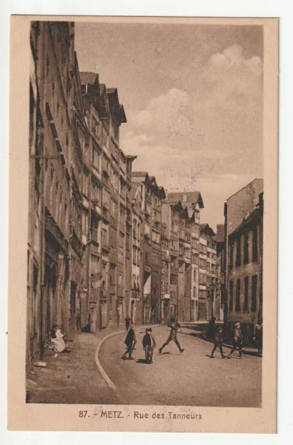 METZ - Moselle - CPA 57 - streets - Rue des Tanneurs -