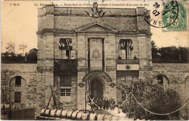 CPA Vincennes Porte Sud du Chateau (1347477)